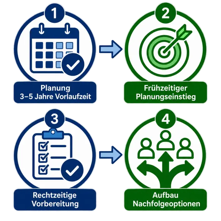 Unternehmensnachfolge - Der richtige Zeitpunkt